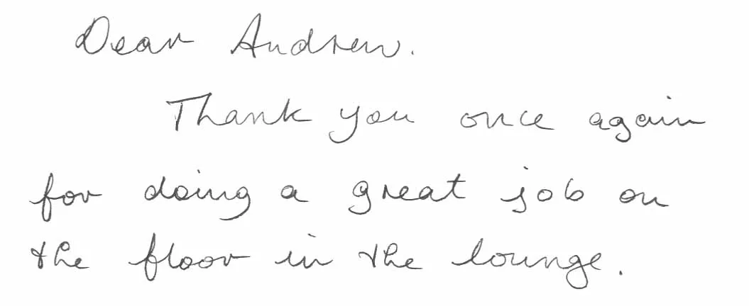 Scanned Sussex Wood Floors customer testimonial 02.